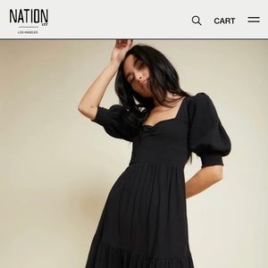 NWT black Sienna Dress from Nation Ltd